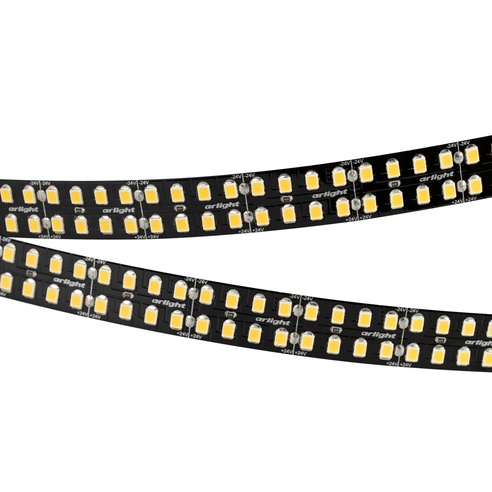 Лента светодиодная RT-5000-2835-320 24V Warm3500 (BLACK 15mm, 24W/m, IP20) (Arlight, -)