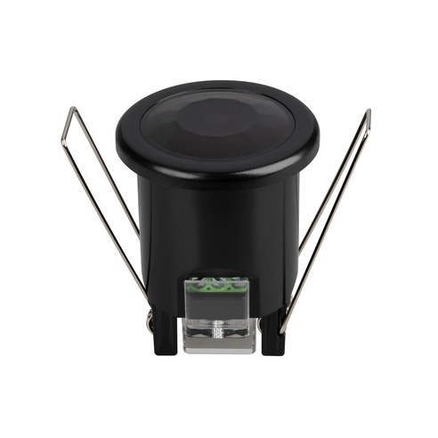 Датчик движения NAVE-PIR-BUILT-R50-400W-BK (230V, 1.7A, MINI, IP20) (Arlight, Пластик, 5 лет)