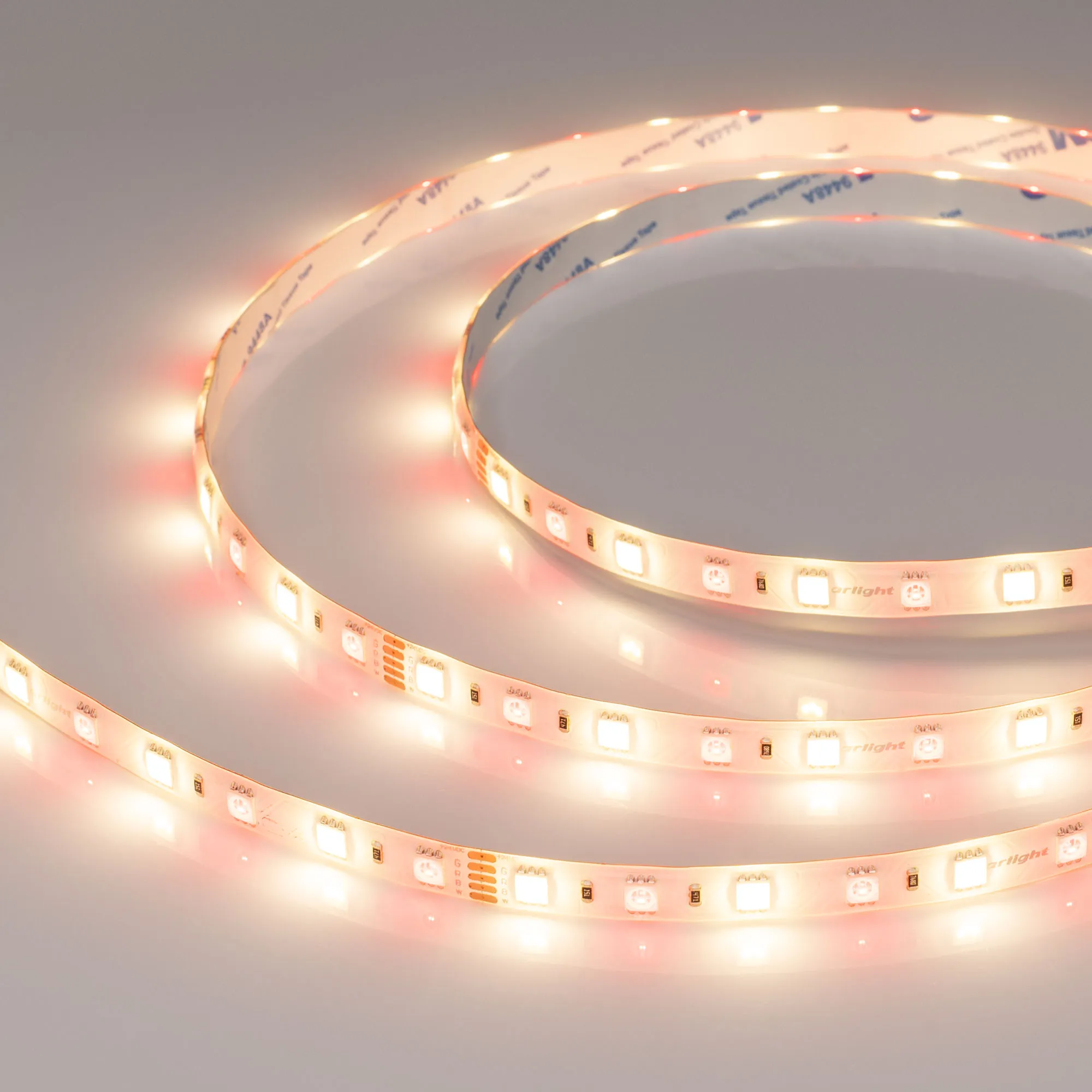 Лента светодиодная RTW-SE-B60-10mm 24V RGBW-Warm (14.4 W/m, IP65, 5060, 5m) (Arlight, Открытый) - изображение товара