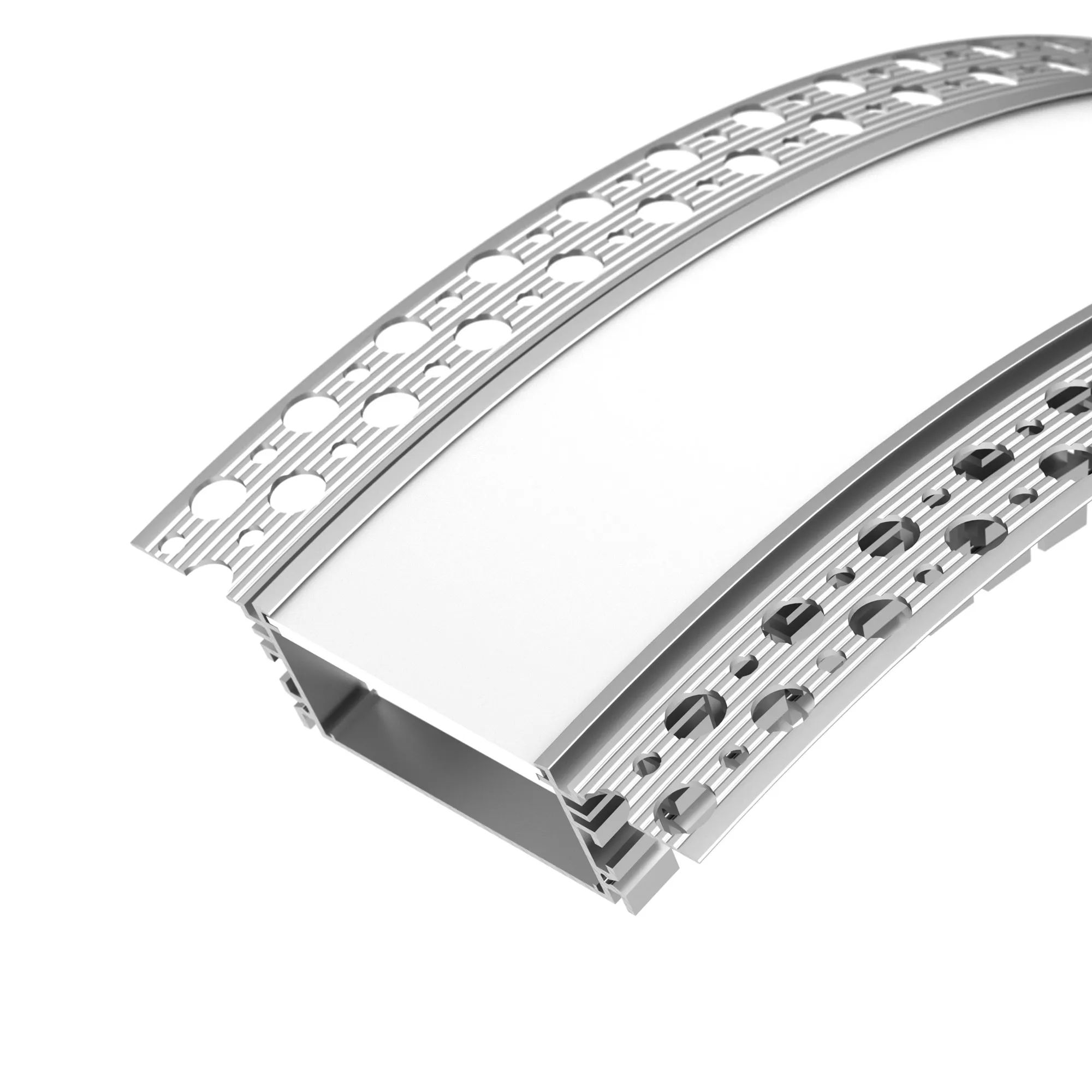 Профиль FANTOM-BENT-W49-TOP-2000 ANOD (Arlight, Алюминий) - изображение товара