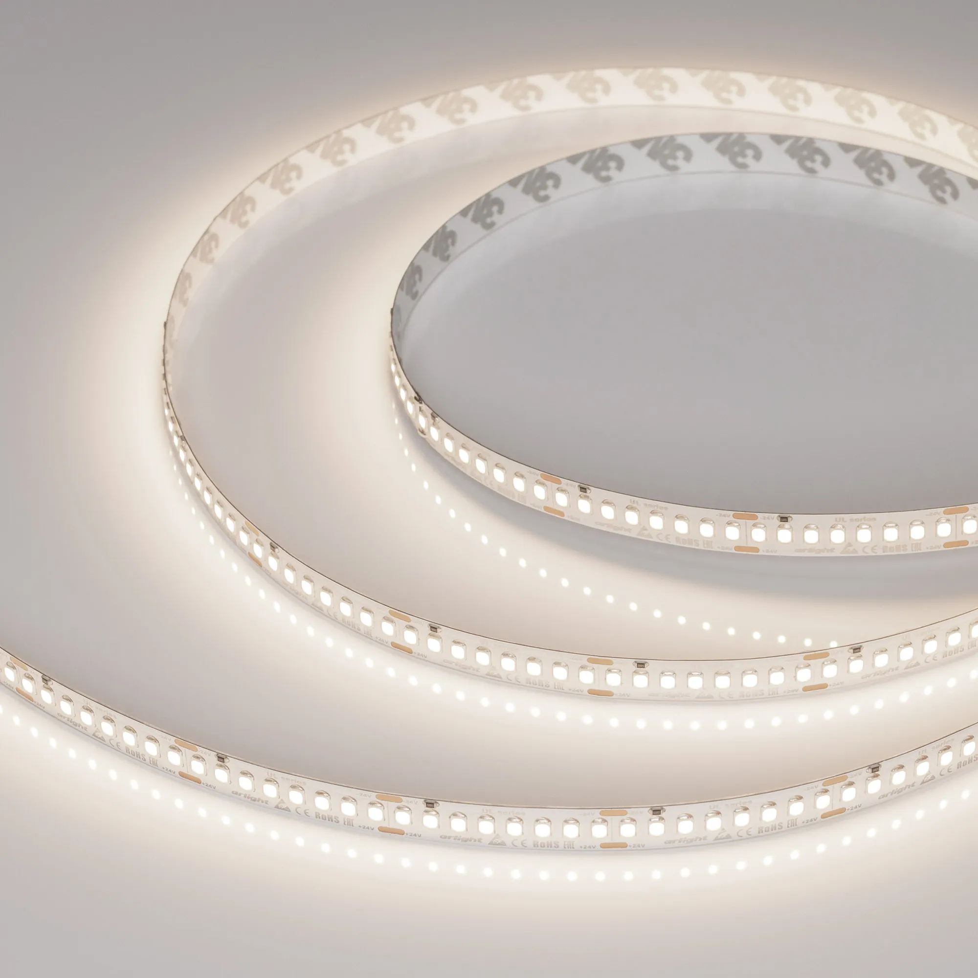 Лента светодиодная UL-A200-10mm 24V Day4000 (20 W/m, IP20, 2835, 5m) (Arlight, высок.эфф.150 лм/Вт) - изображение товара