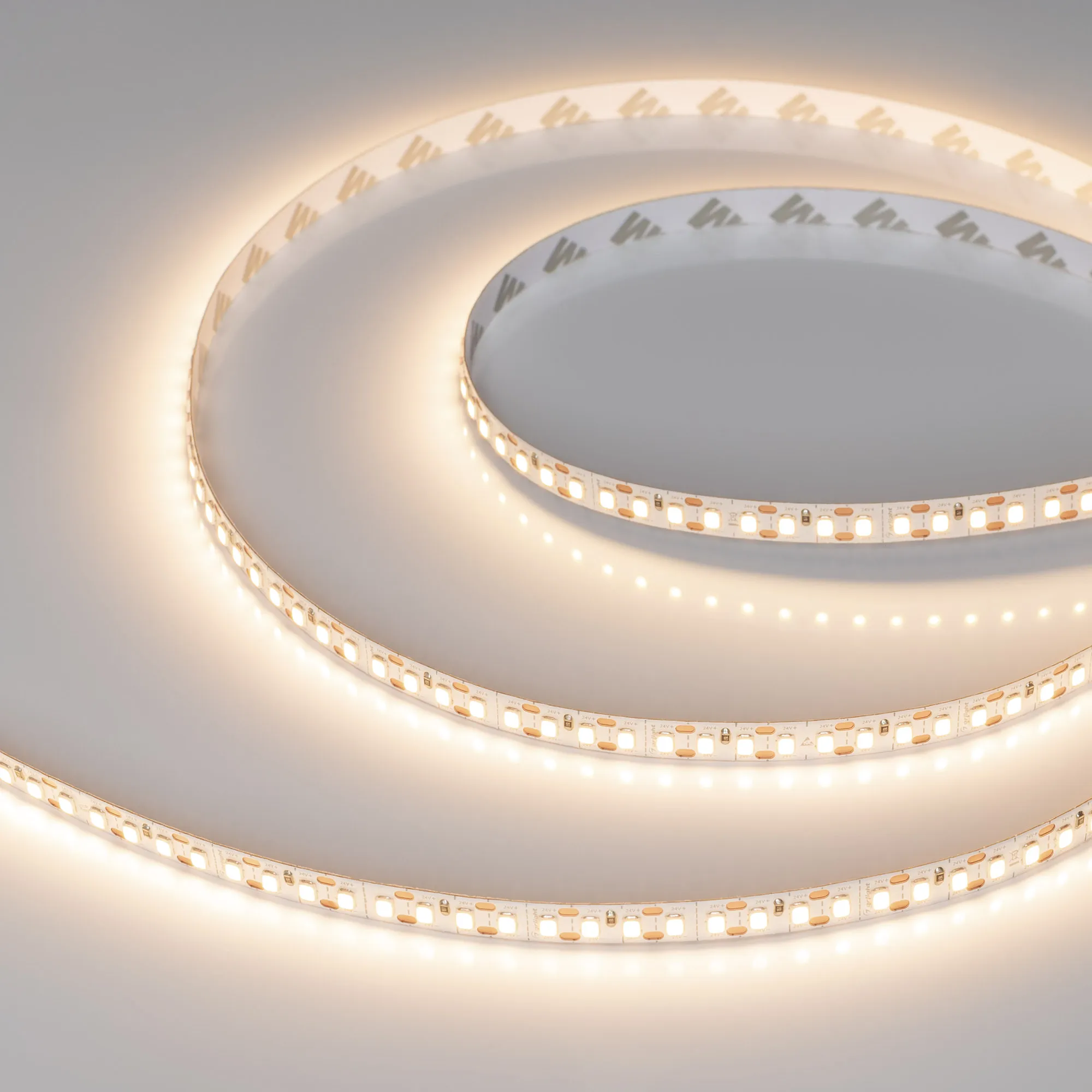 Лента FC-A160-8mm 24V Warm3000-CX1 (14 W/m, IP20, 5m) (Arlight, резка 1 светодиод) - изображение товара