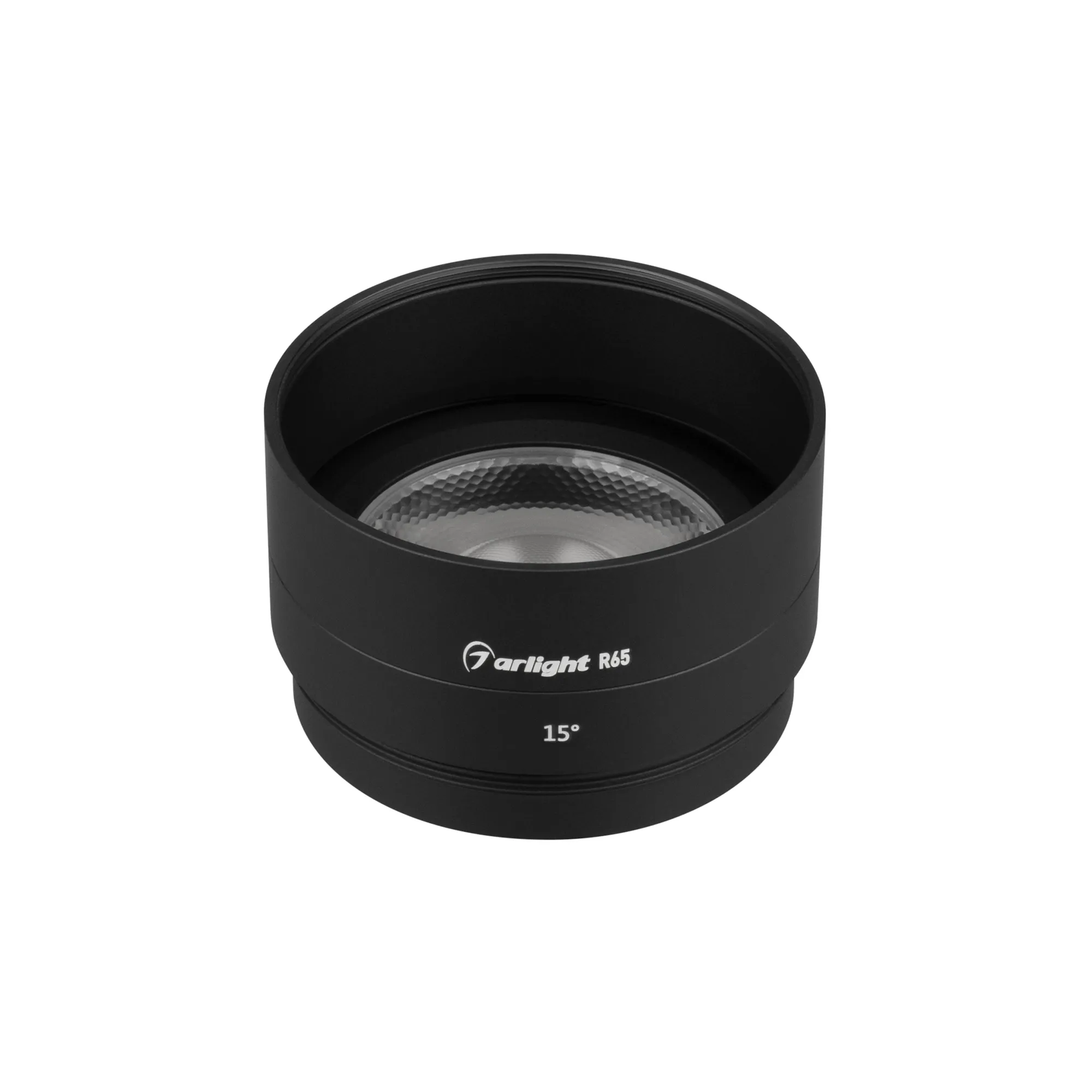 Насадка с фиксированным углом LGD-ARTIFACT-LENS-R65 (BK, 15 deg) (Arlight, Металл) - изображение товара